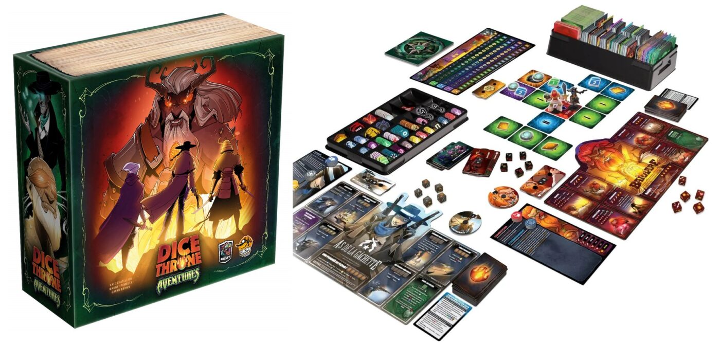 Plateau de jeux de dice throne aventures